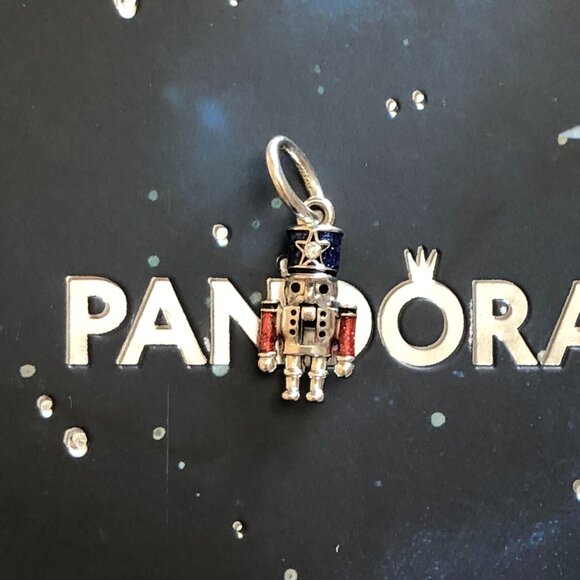 Pandora Moveable Sterling Silver Nutcracker Dangle Charms - Picture 4 of 7